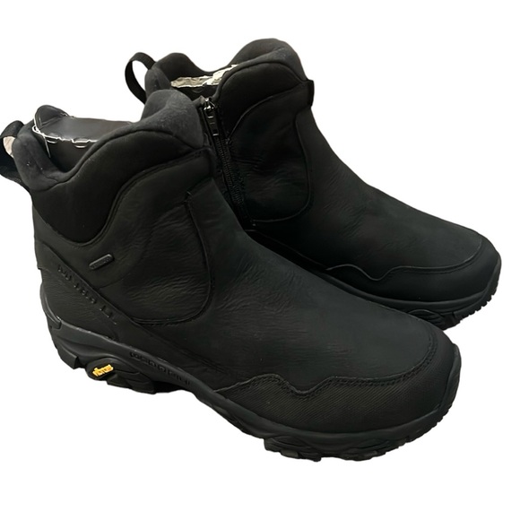 SOLD NEW Merrell Coldpack 3 Thermo Tall Zip Waterproof Snowboots 11.5 Reg. $190 - Picture 2 of 12